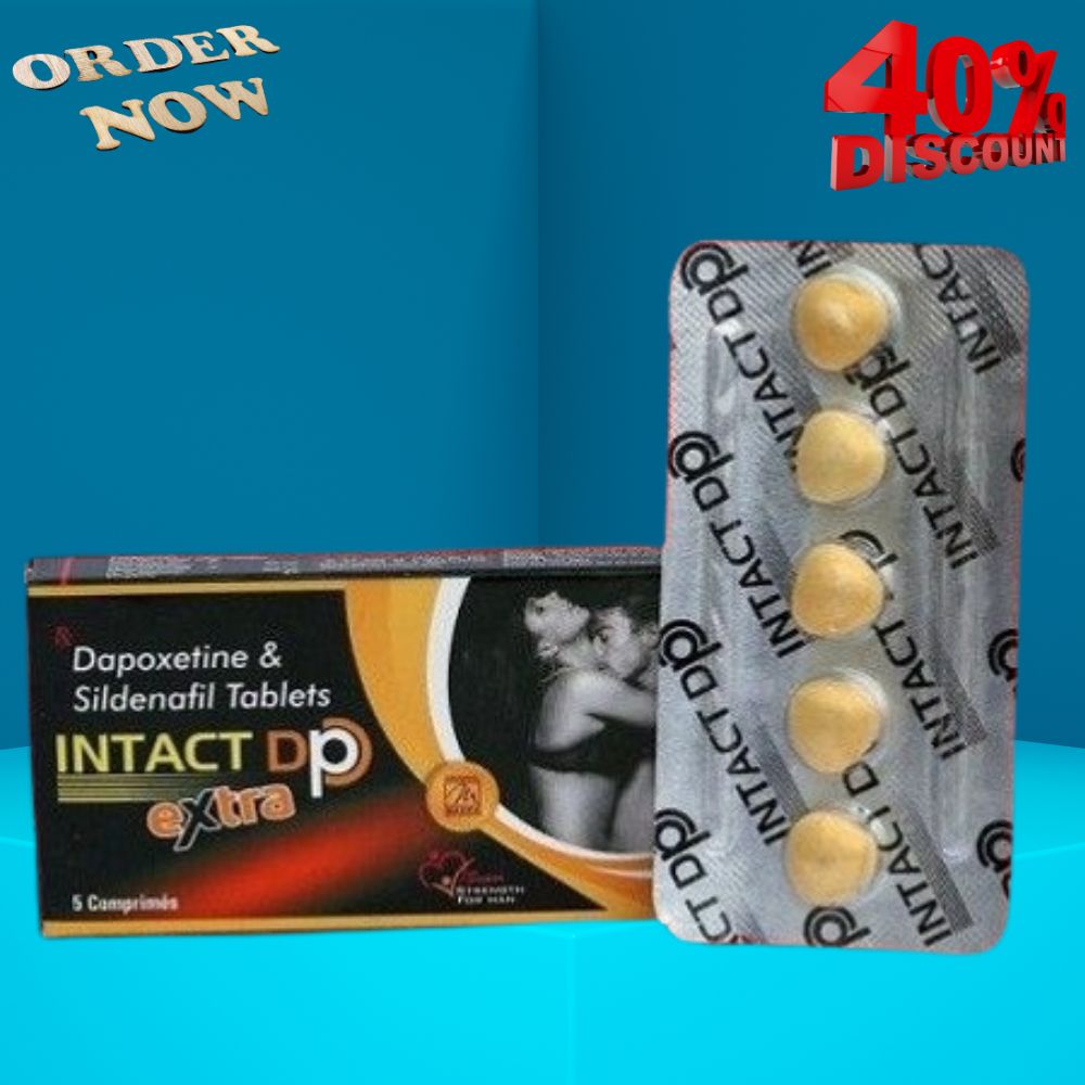 Intact DP Sildenafil 100mg Dapoxetine 60mg Tablets - Combined Formula | Pack of 5