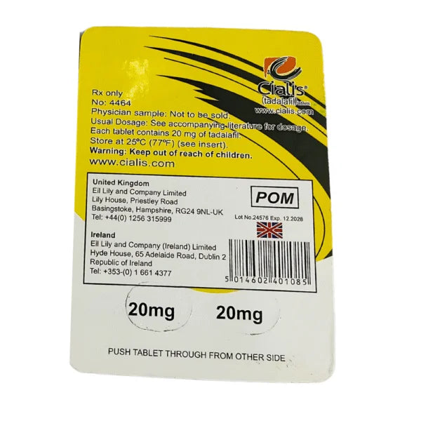 C!alis Tadalaf!l 20mg Tablets