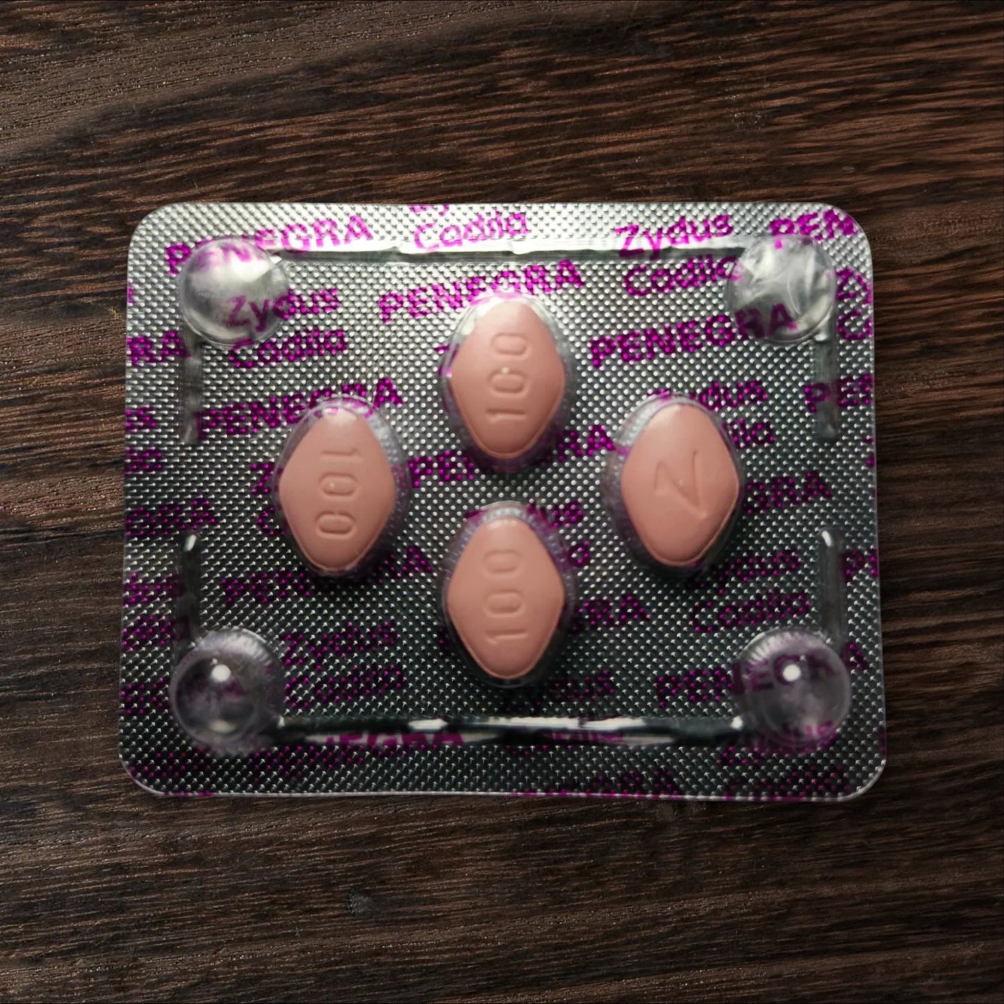 Pink Penegra 100mg Tablet by zydus cadila (India).