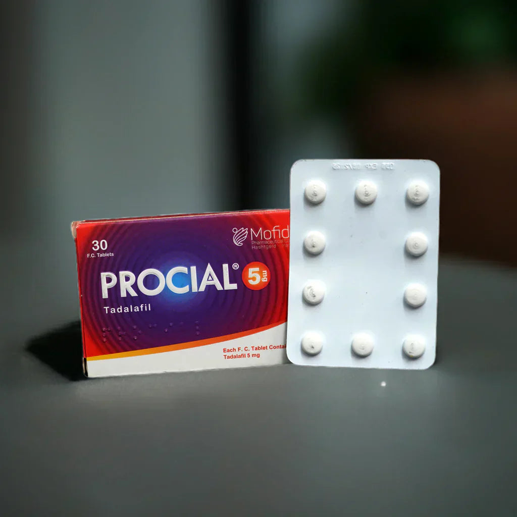 Procial 5mg Tadalafil Tablets – Original Iranian Cialis 5mg Alternative | 30 Tablets Pack
