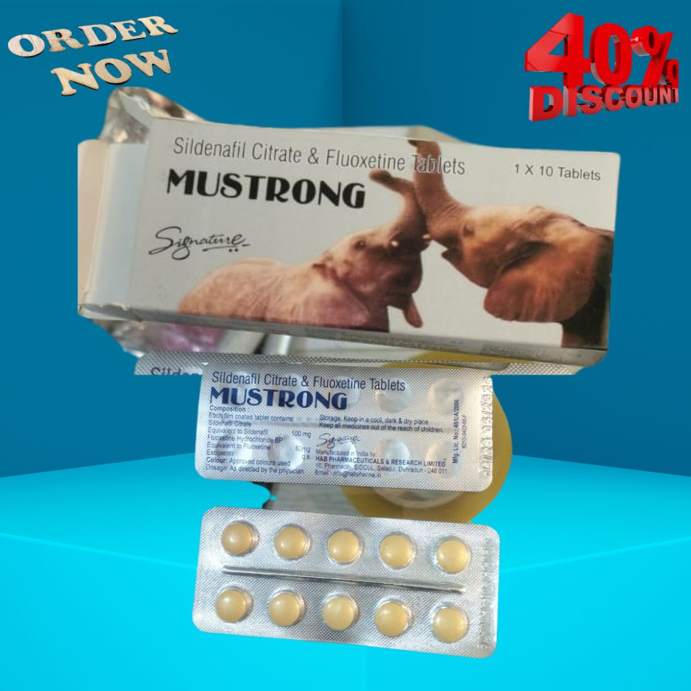 Mustrong Imported 10x Tablets For Men 😍
