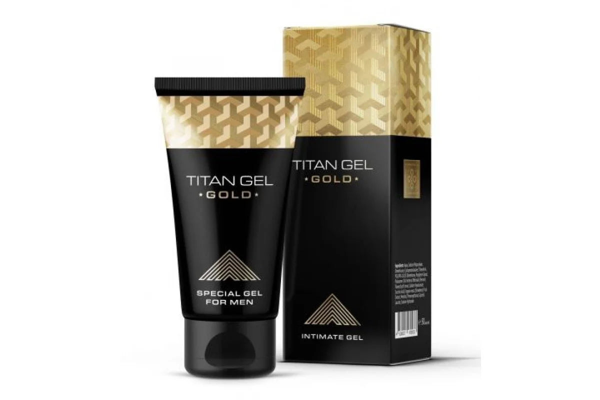 Titan Gel Gold is a gel for increasing potency and penis enlargement, 50 ml
