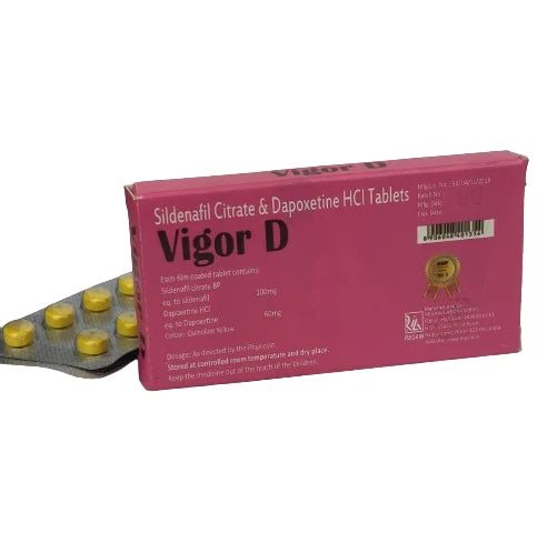 Vigor D Sildenafil & Dapoxetine Tablet