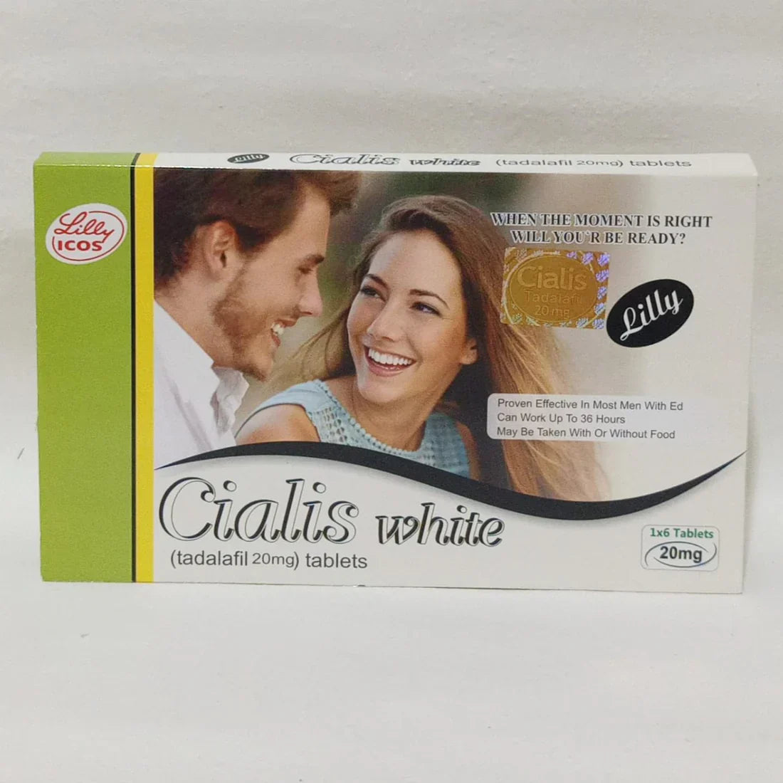 Cialis White  20mg 6 Tablets