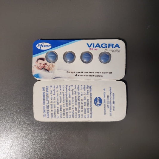 V!agra Pfizer Film Coated Sildenafil Tablets - 100mg